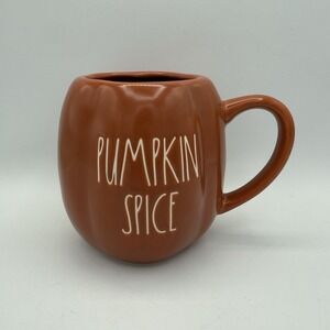 Rae Dunn Pumpkin Spice Latte Coffee‎ Mug Fall Autumn Harvest Orange Cup